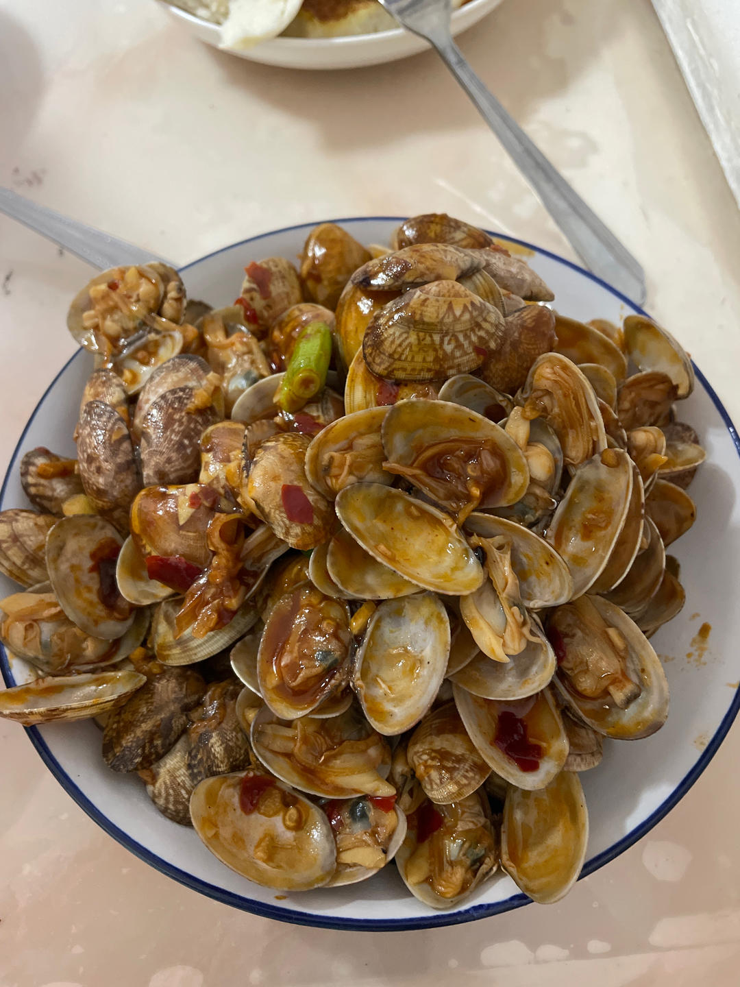 5分钟快手菜❗️秒杀路边摊爆炒花甲～好吃到爆