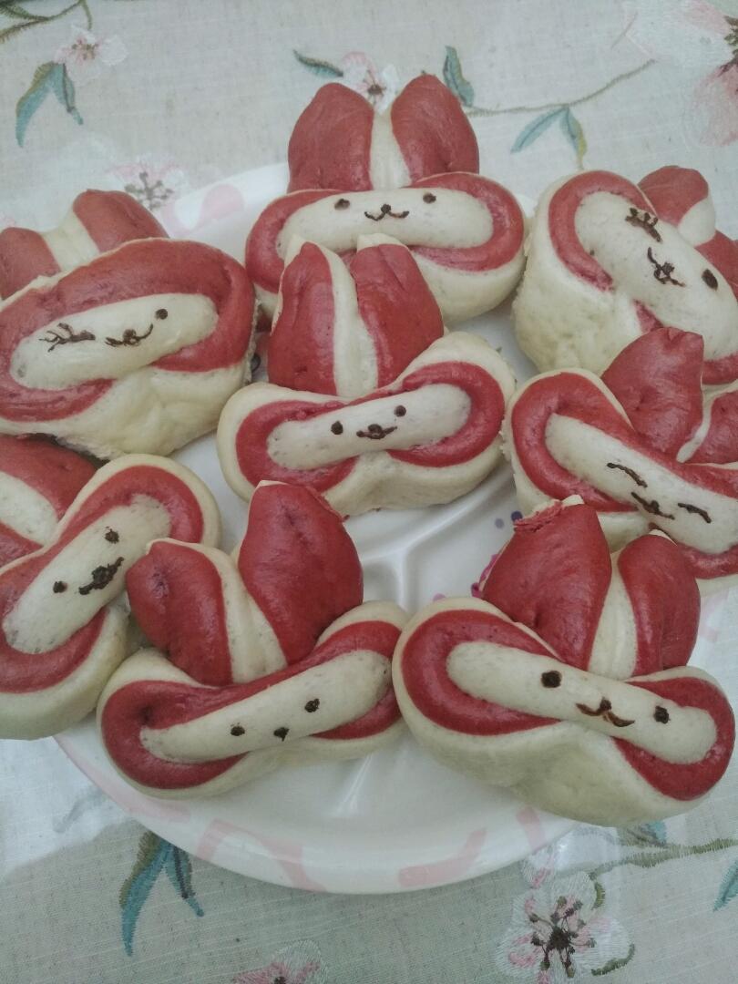 卡通兔子馒头