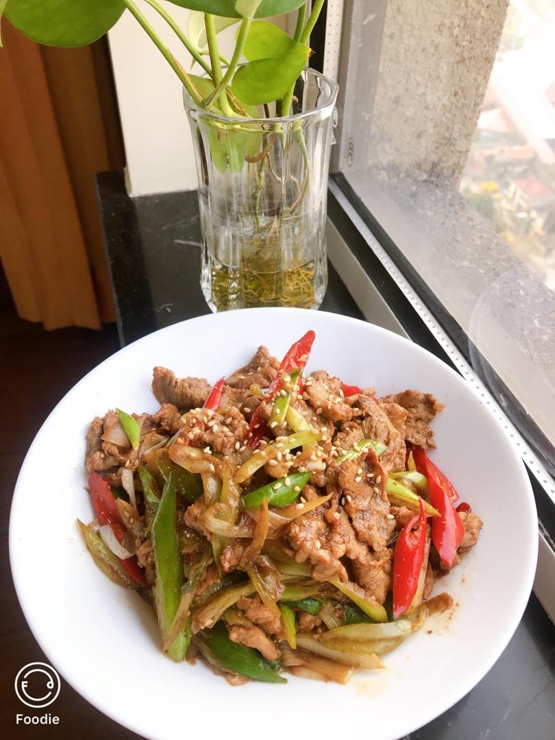葱爆孜然羊肉