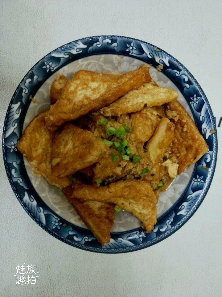 焖煎豆腐