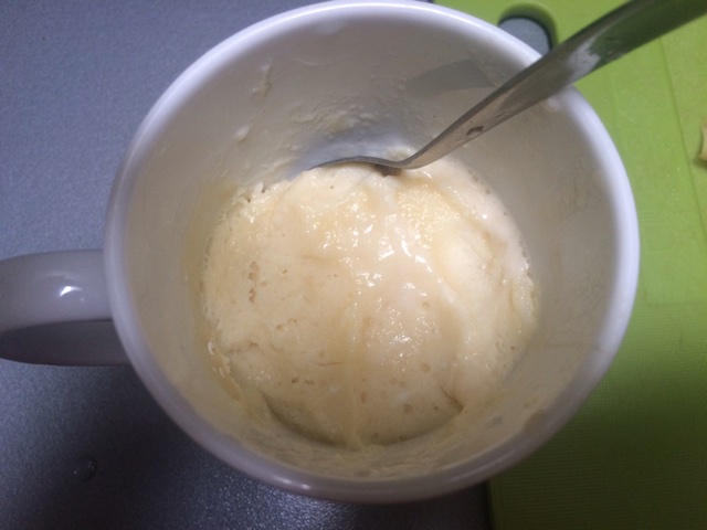 超简单小蛋糕～微波炉就可以做成的～