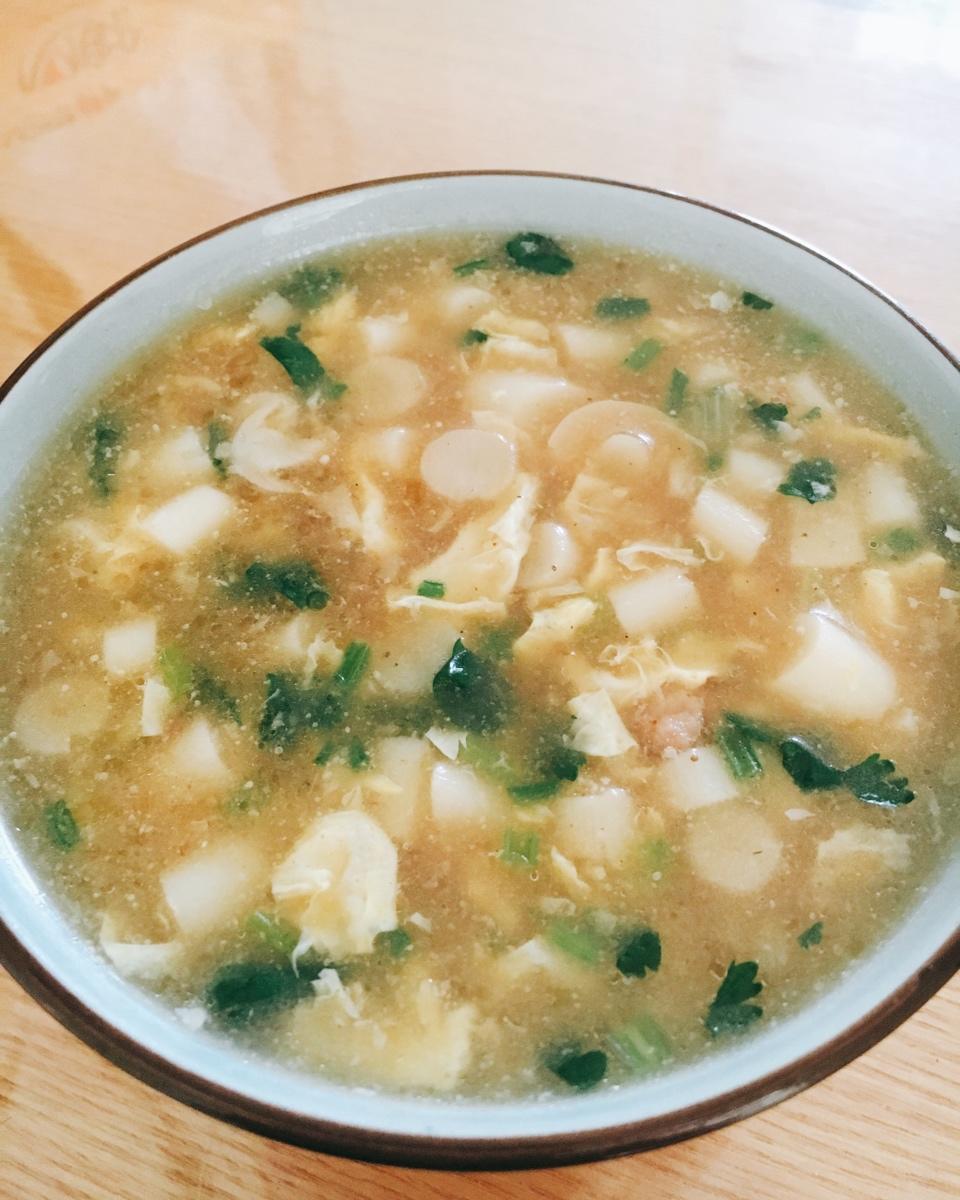 蟹味菇蛋花汤