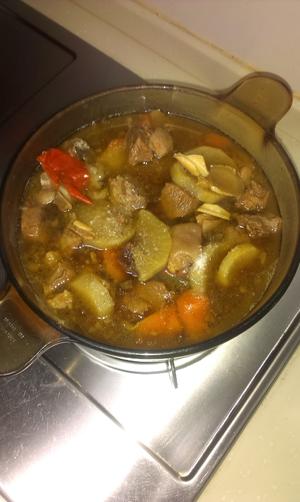 红烧羊肉汤的做法 步骤5
