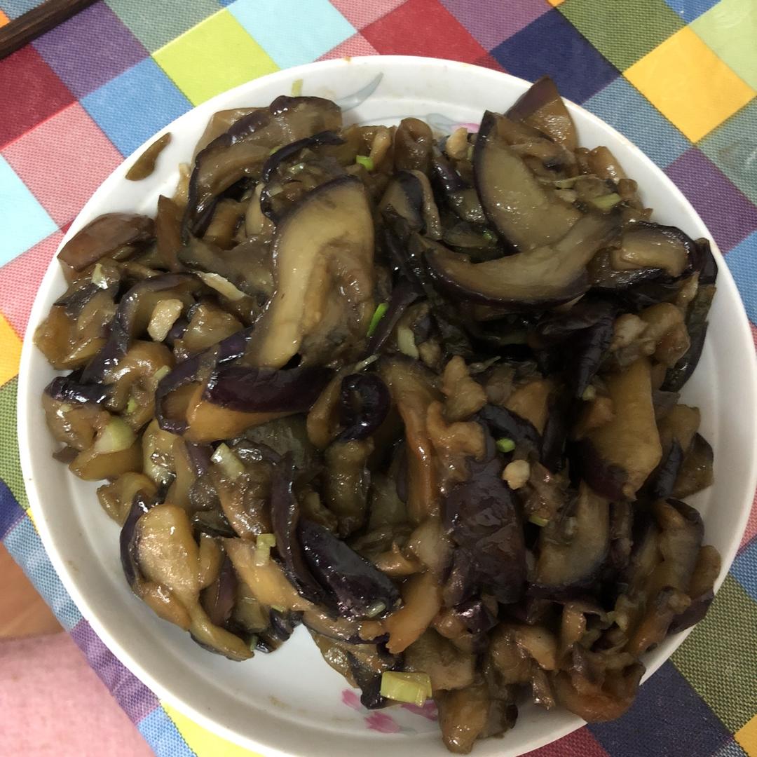 清炒茄子（少油版+视频）