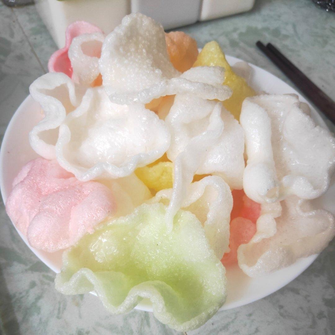 80后小时候过年才吃得到的炸虾片儿