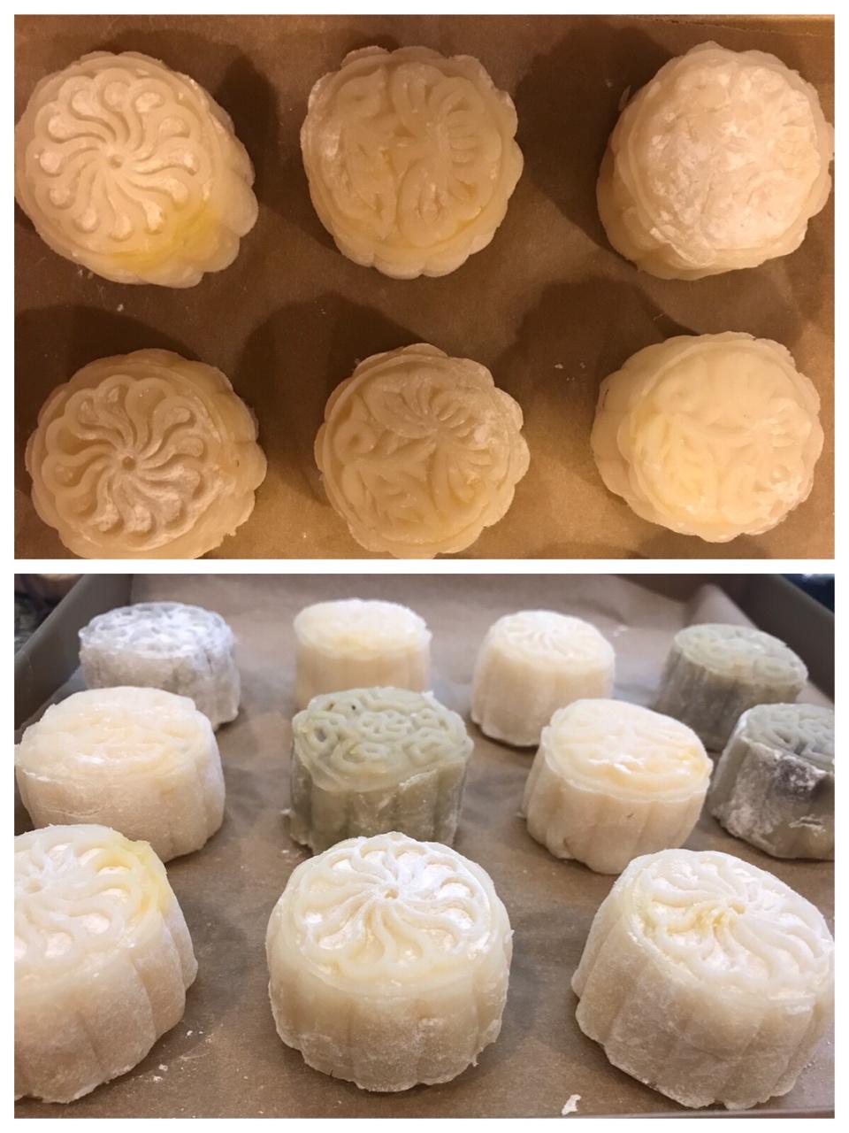 芝士奶黄冰皮月饼