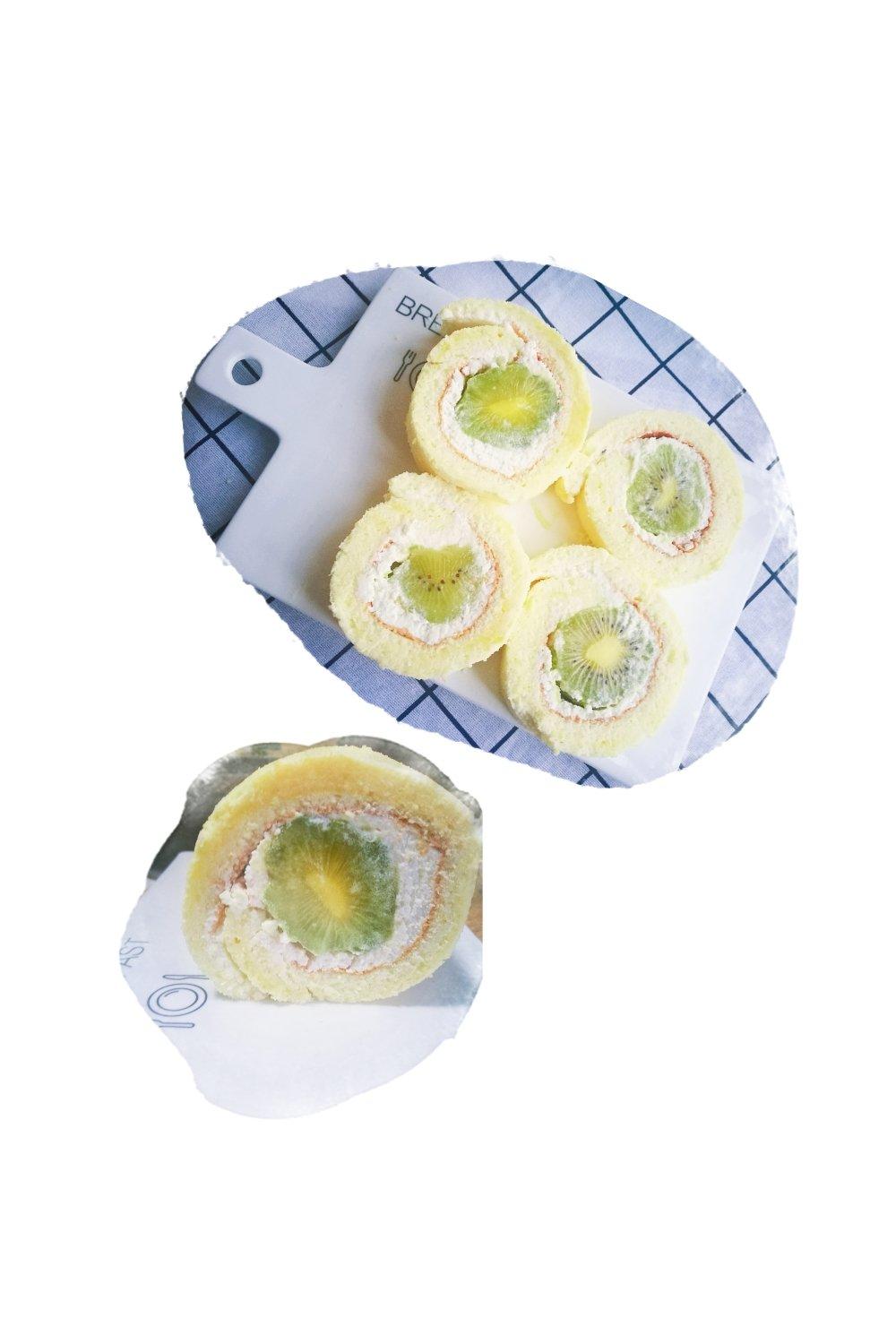 一个猕猴桃卷（蛋糕卷）