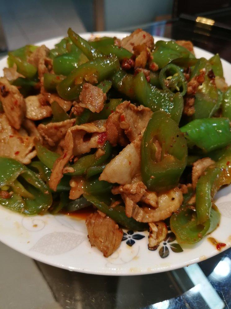 青尖椒炒肉