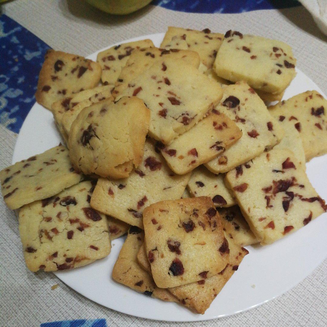 低糖少油版蔓越莓饼干