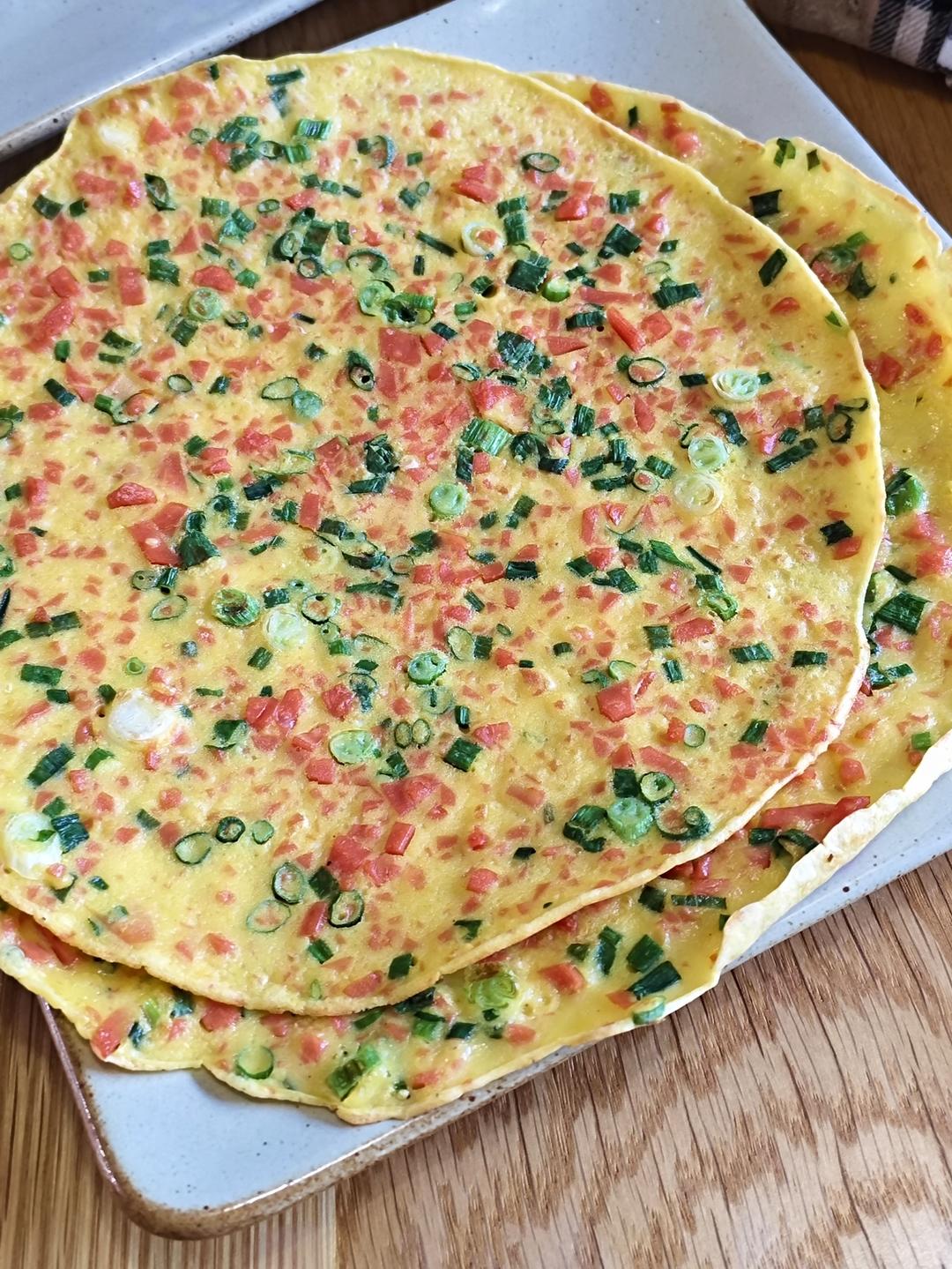 軟軟咸香雞蛋餅（超詳細）的做法 步驟15