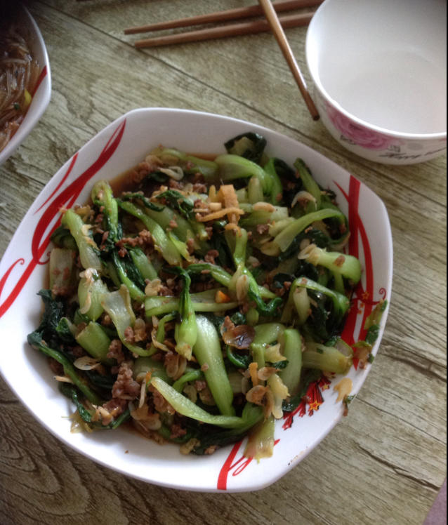 虾皮小油菜
