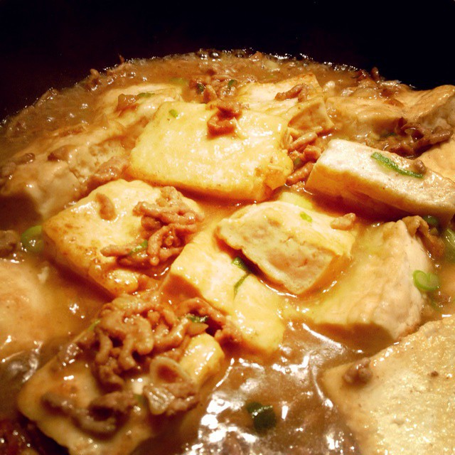 肉末烧豆腐