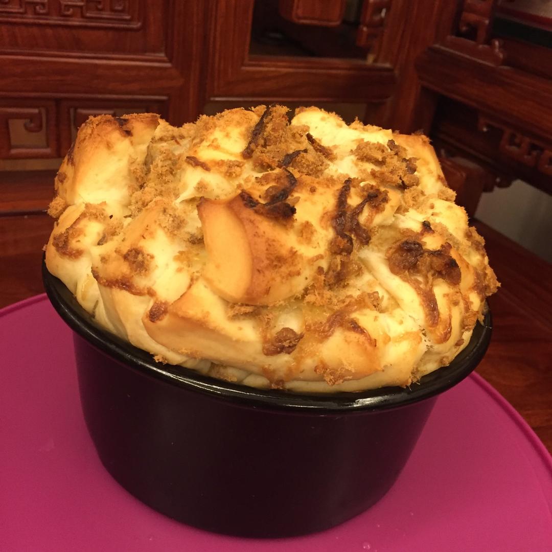 肉松手撕面包—超软会爆浆的面包哟