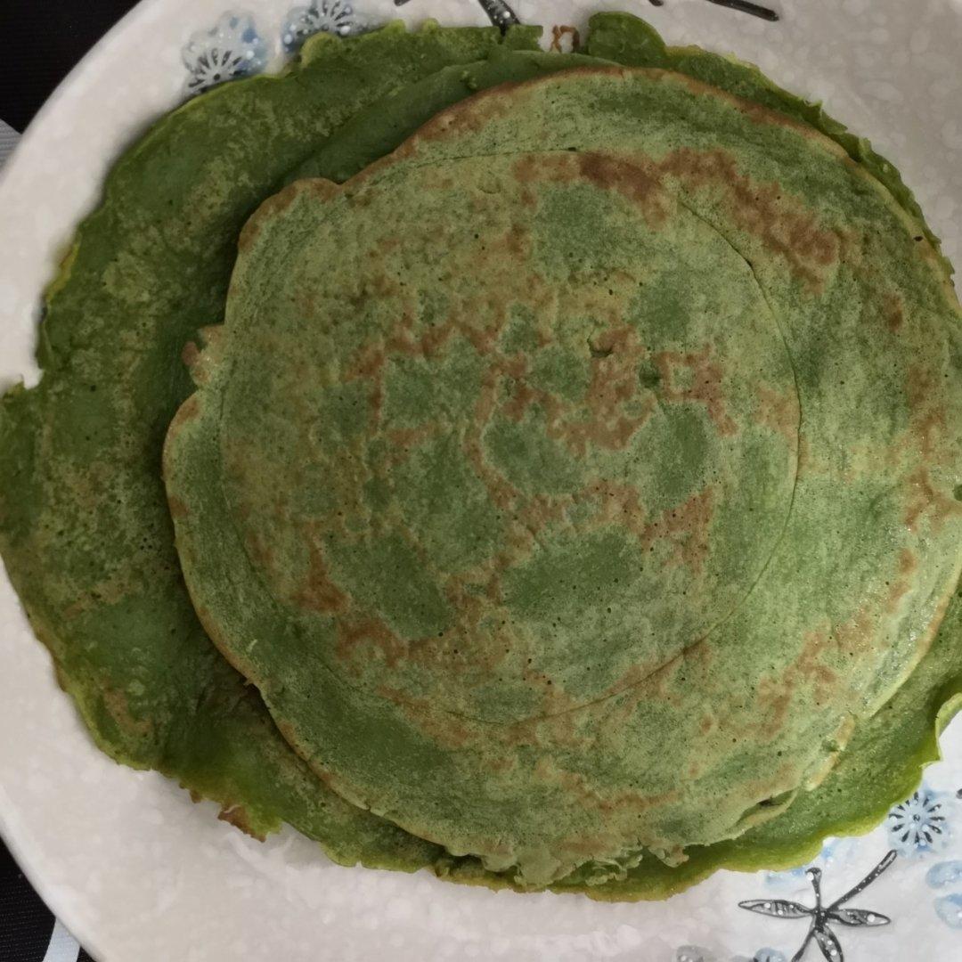 菠菜煎饼 蔬菜饼 卷饼