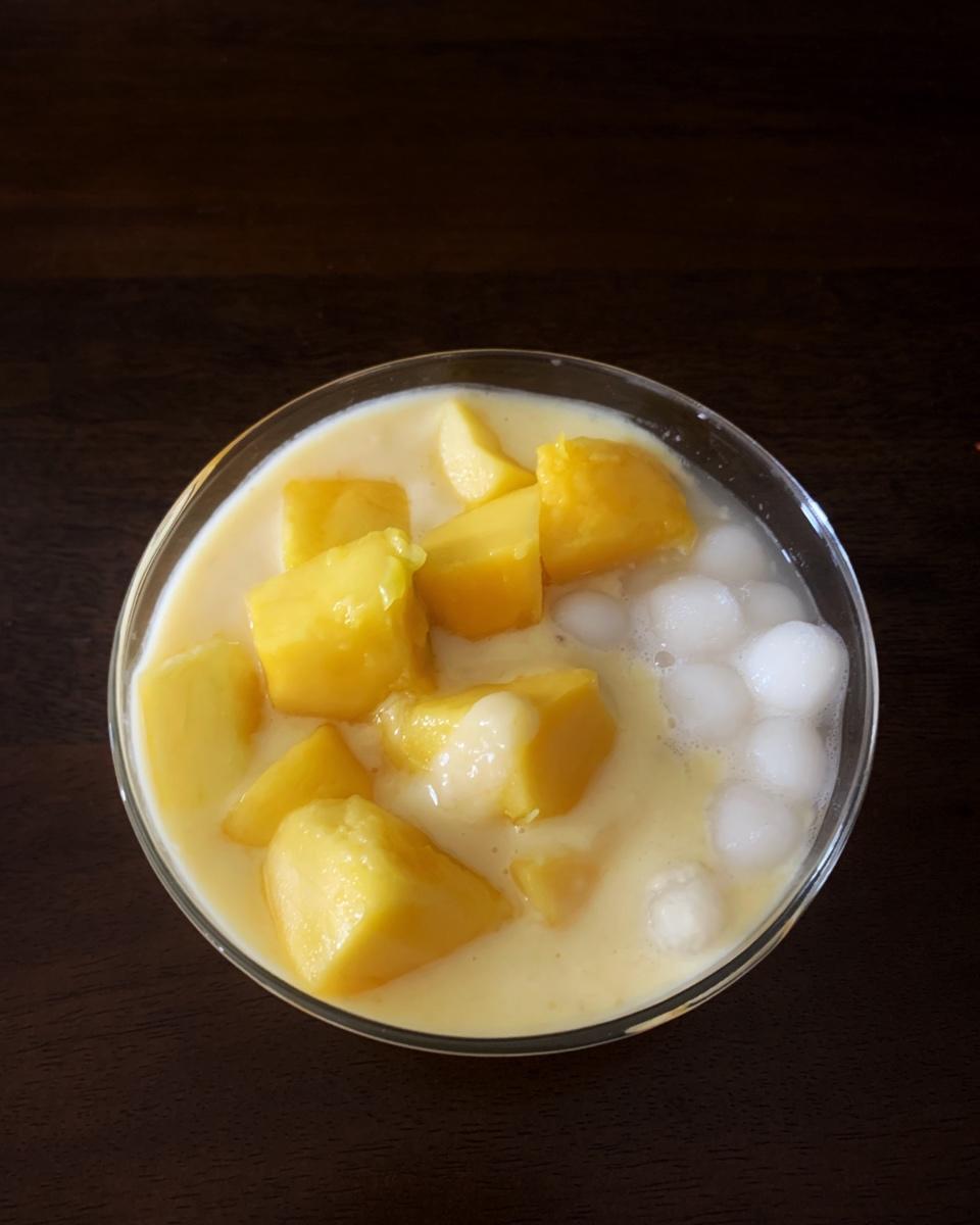 芒果椰浆小圆子