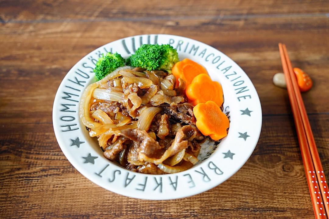 蚂蚁菇靓做的吉野家牛肉饭牛丼
