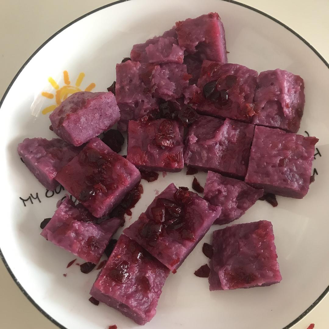 紫薯发糕 宝宝辅食食谱