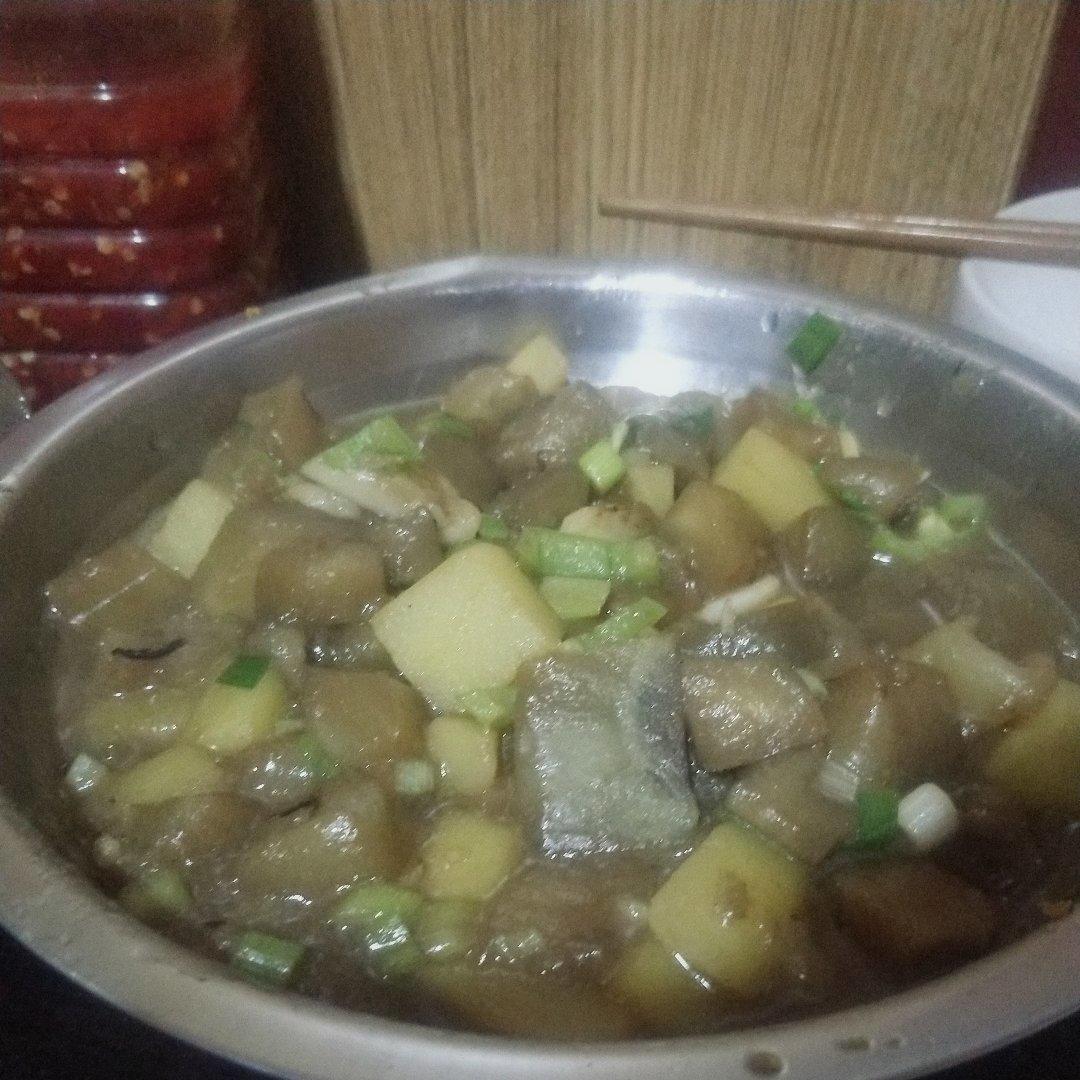 土豆炖茄子(东北菜)