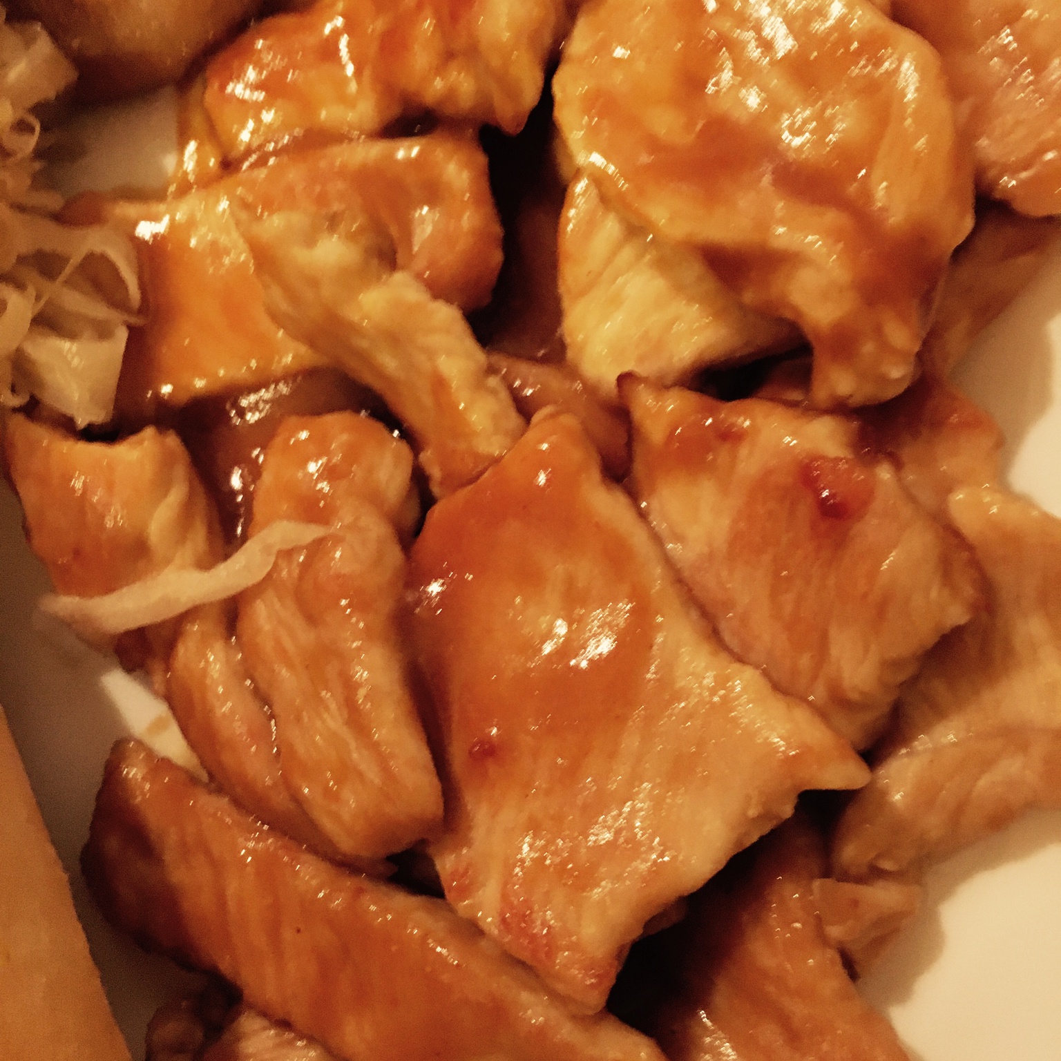 味噌加沙拉酱做出软嫩的鸡胸肉块