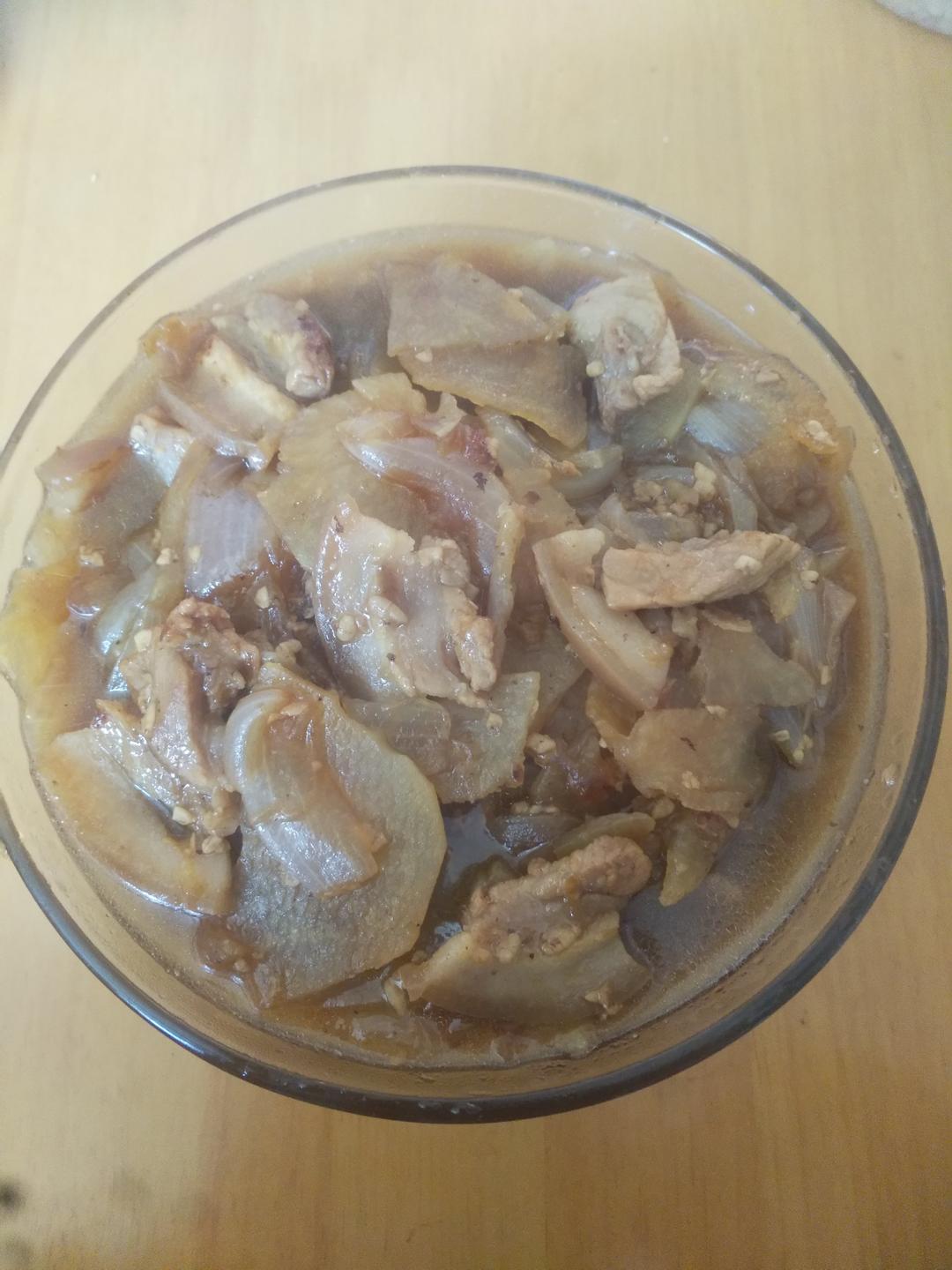 洋葱炒土豆