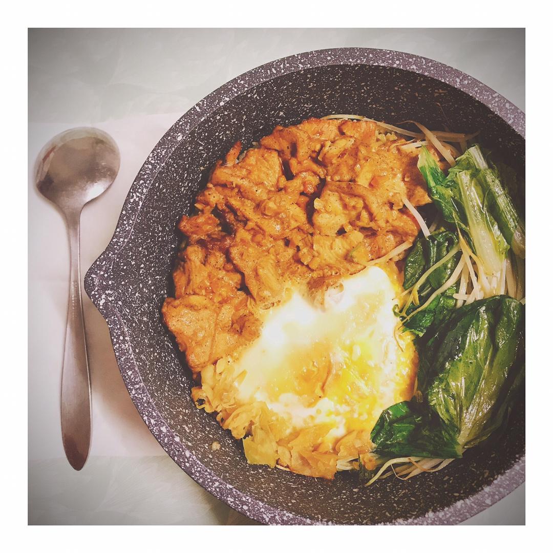 麦饭石锅快手煲仔饭（电磁炉版）