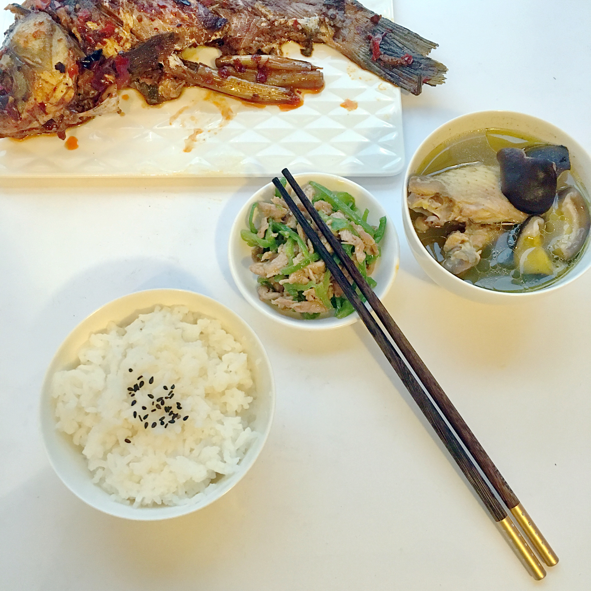没有老公做饭的日子