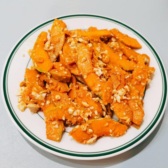 咸鸭蛋炒南瓜