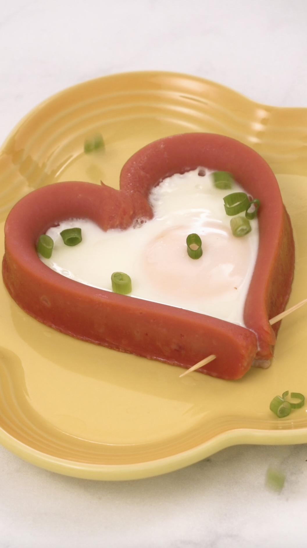 心形煎蛋&白煮蛋的做法