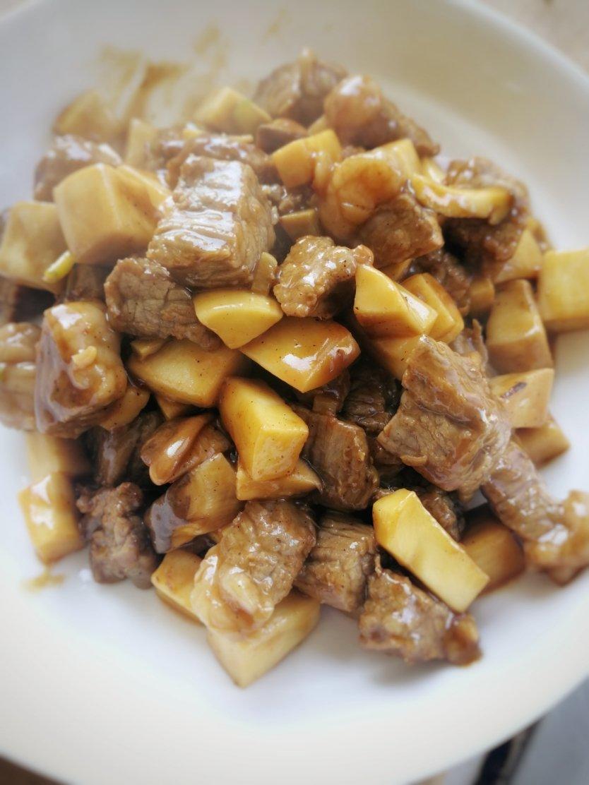杏鲍菇炒牛肉