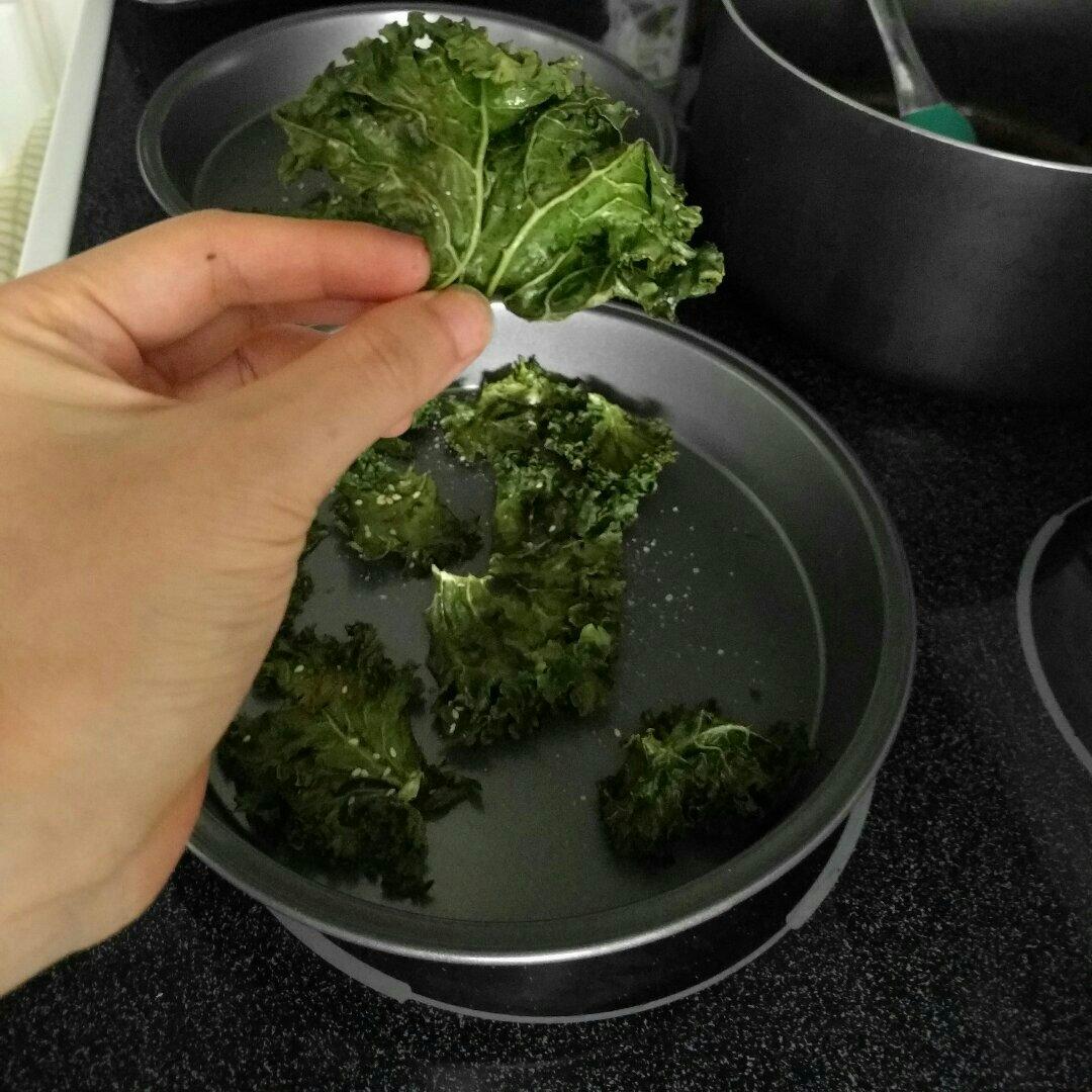 超级零食Kale chips羽衣甘蓝脆片