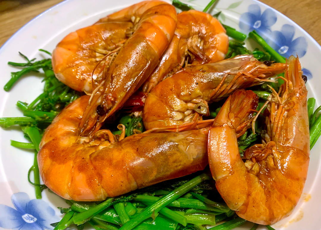 家庭版油焖大虾