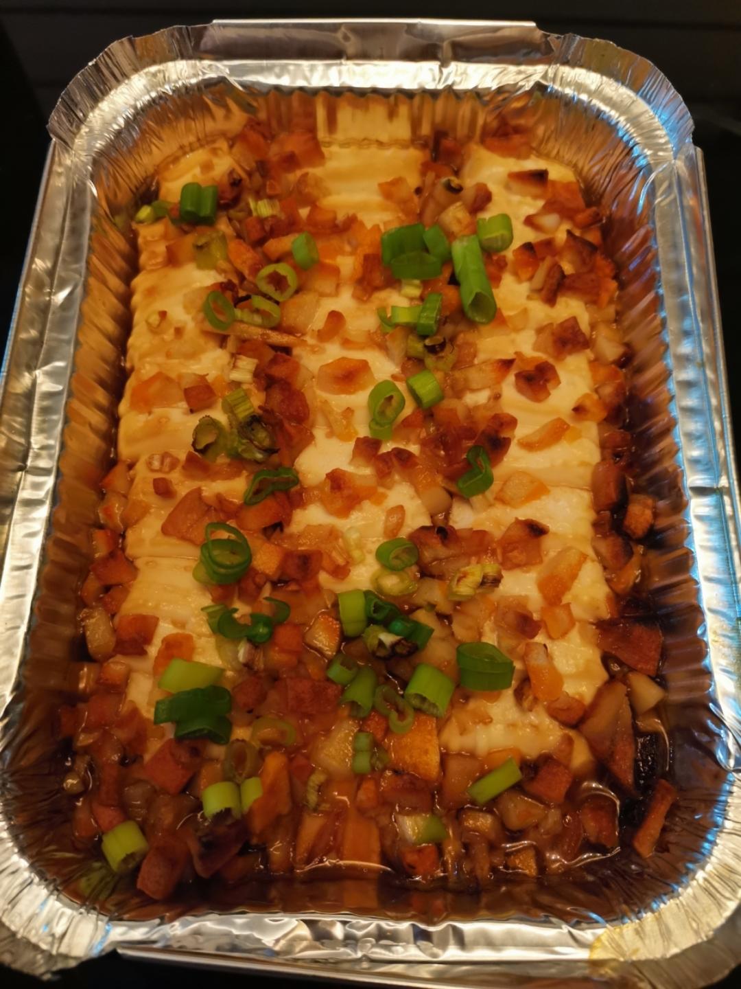 烧烤摊的招牌———锡纸烤豆腐