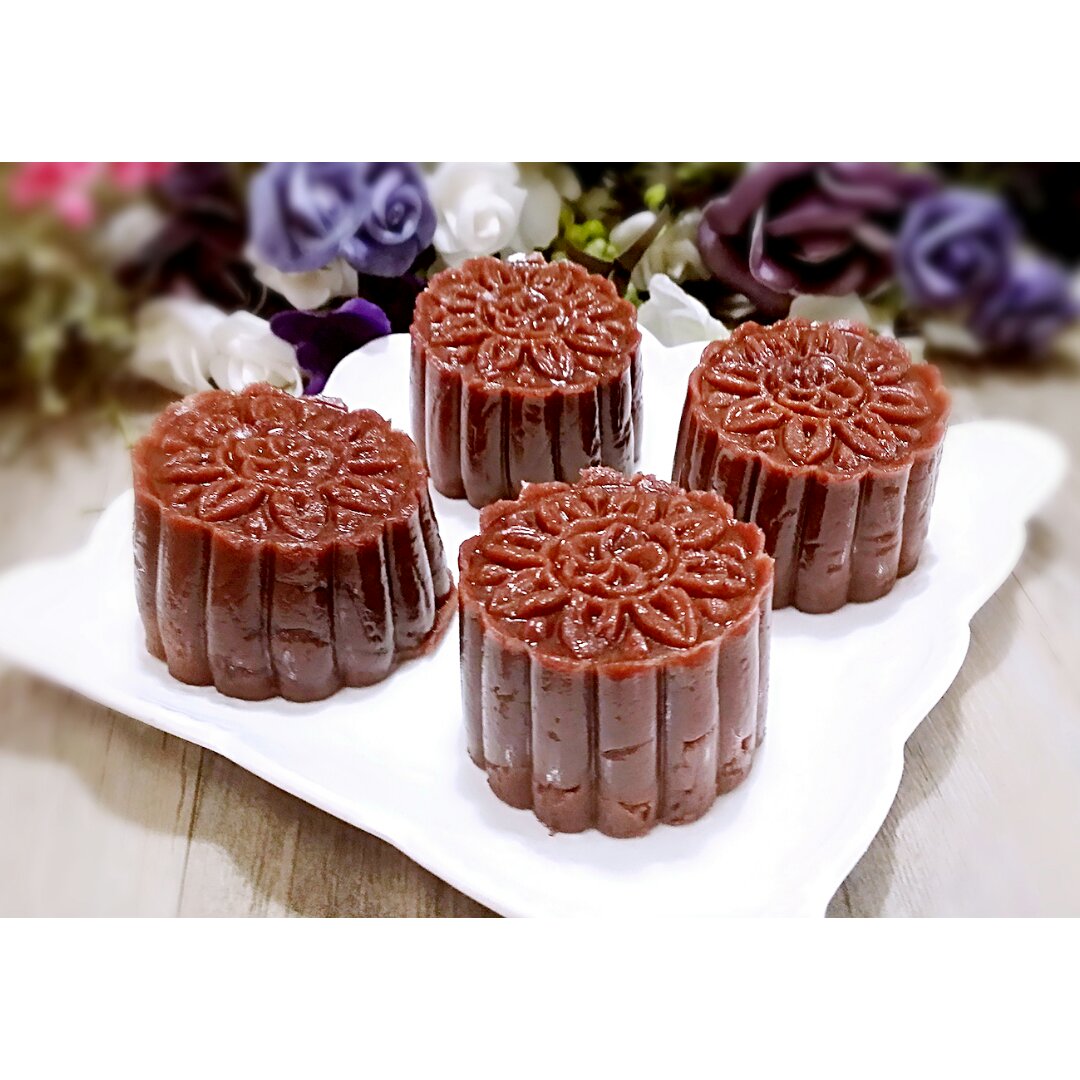 灵灵_sl做的红豆糕