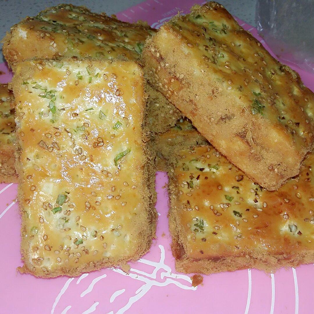 香葱肉松卷