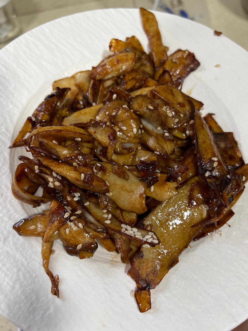 干煸杏鲍菇