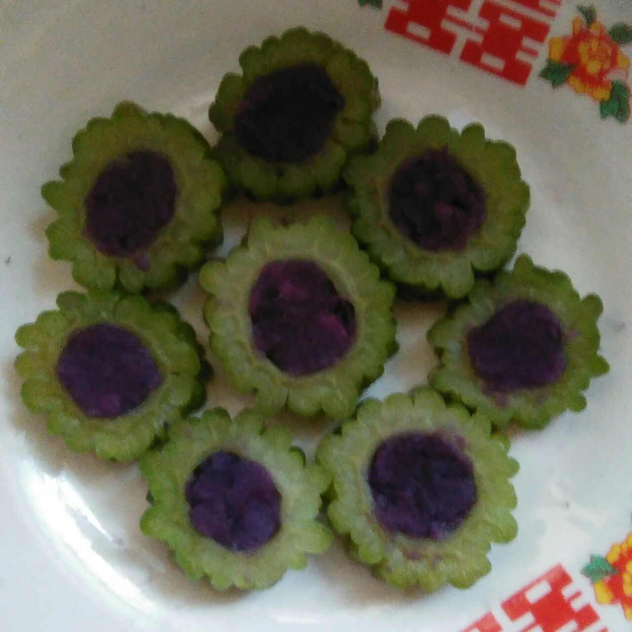 紫薯苦瓜圈