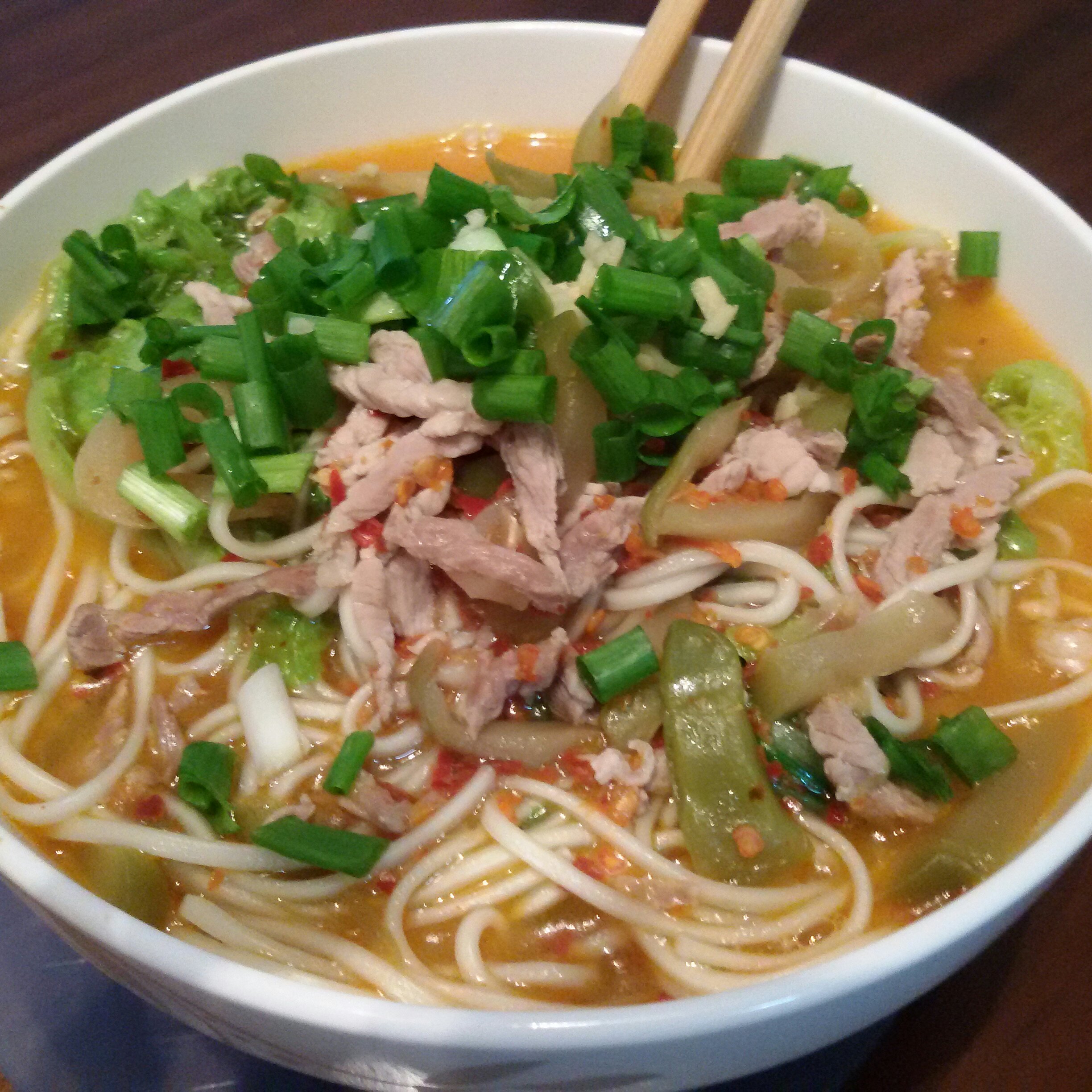 长寿面（家乡炝锅面）