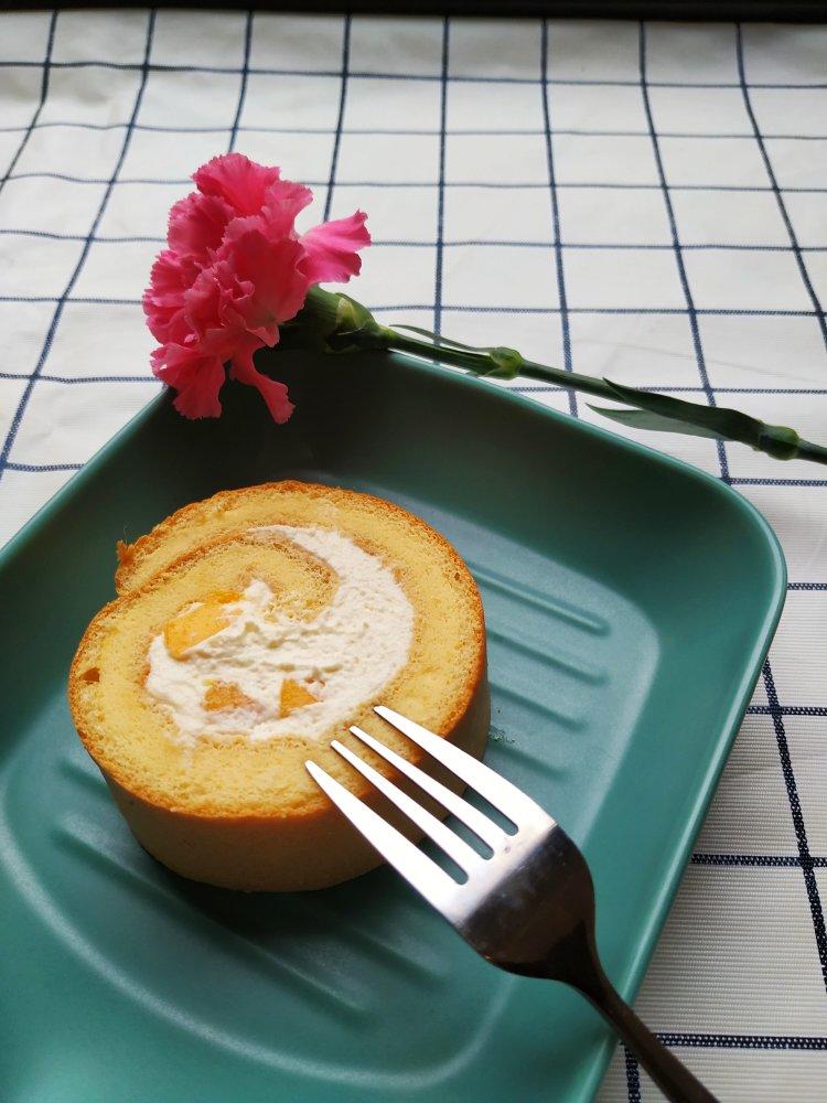 芒果奶油蛋糕卷