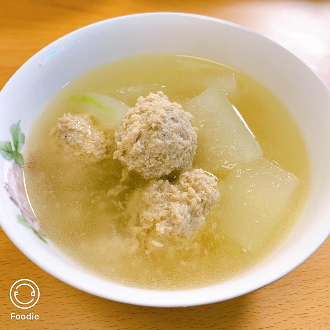 冬瓜汆丸子汤