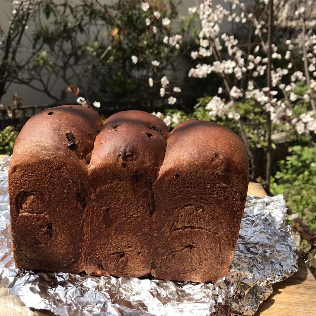 奶油巧克力吐司