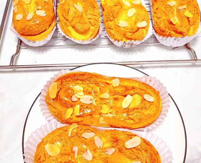 花生杏仁面包,香味满溢,特别适合秋冬季(小美版)的做法