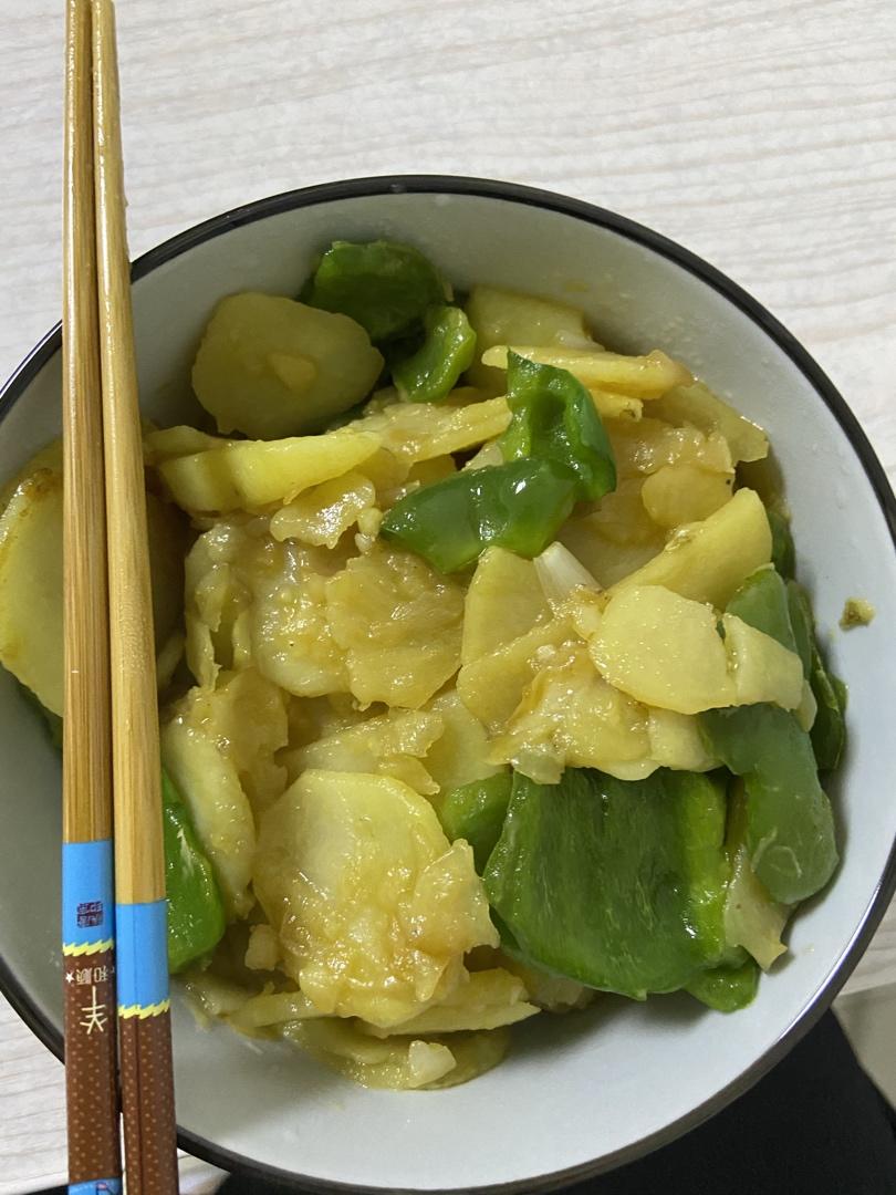 家常炒土豆片