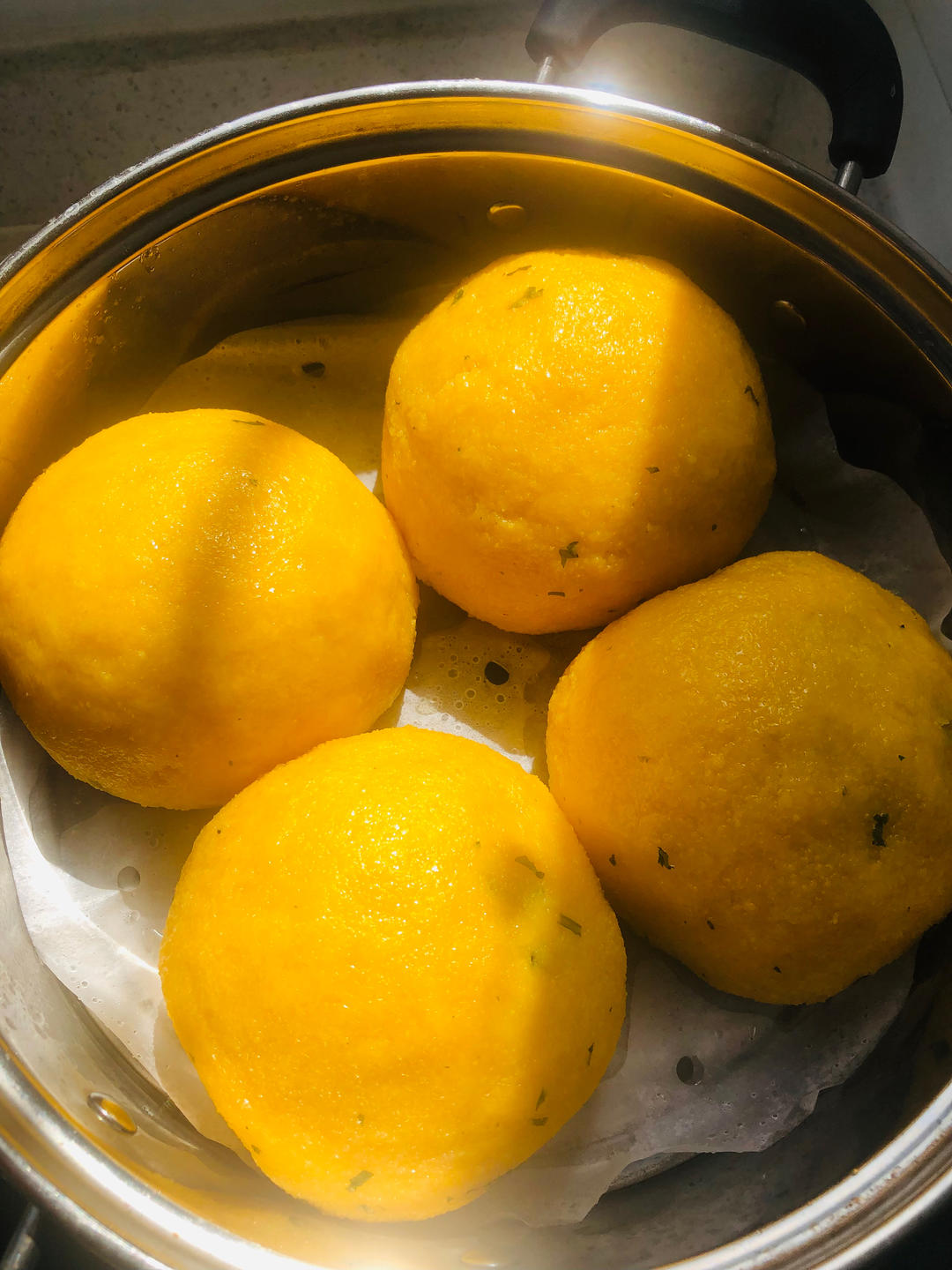 萝卜缨油滋啦菜饼子