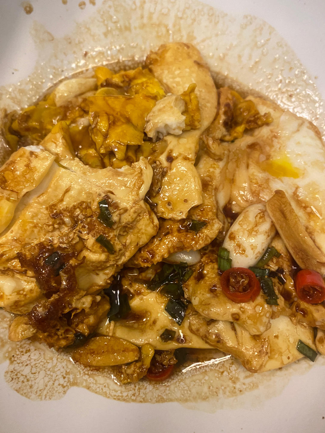 醋炒鸡蛋（快手菜）
