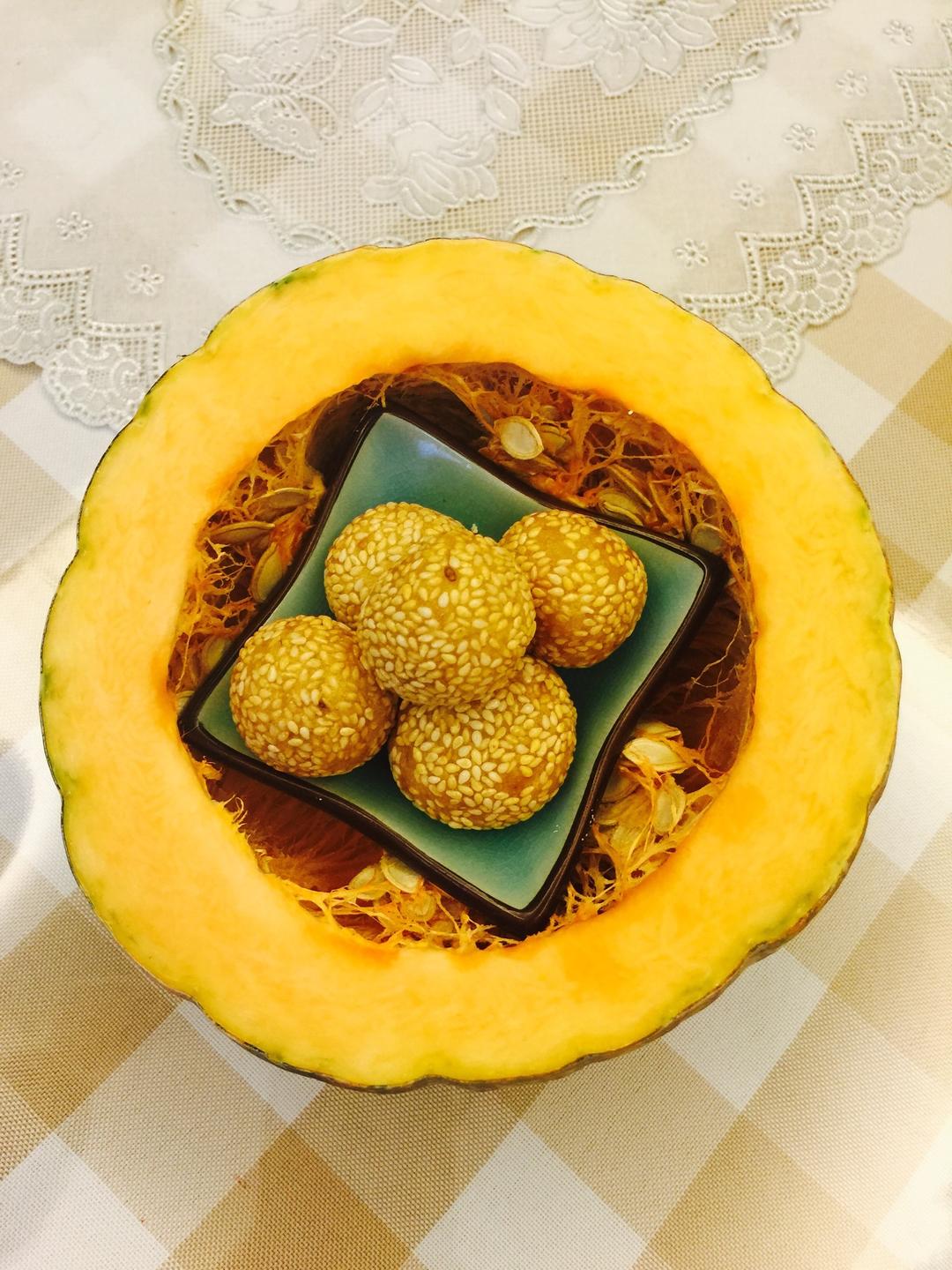 芝麻南瓜球