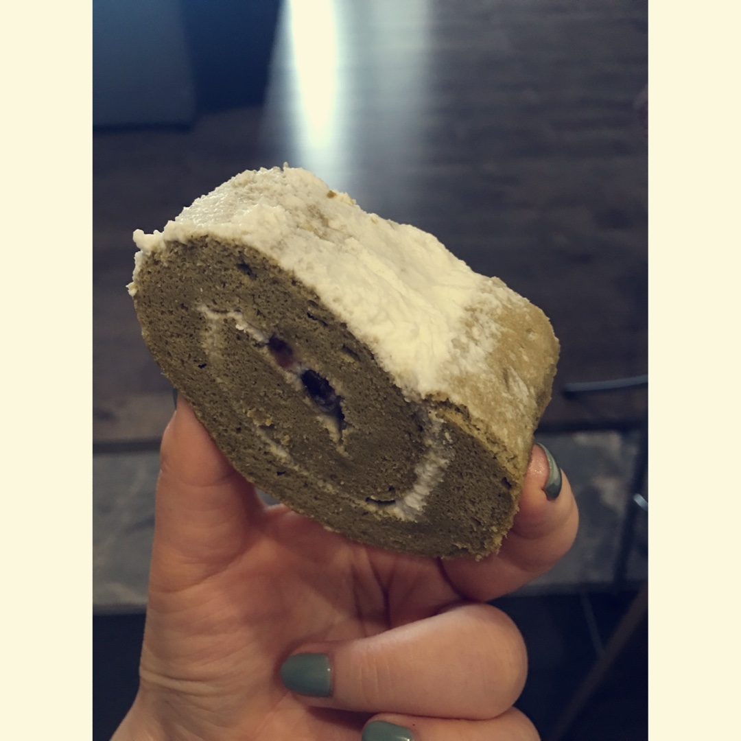 抹茶蜜豆蛋糕卷