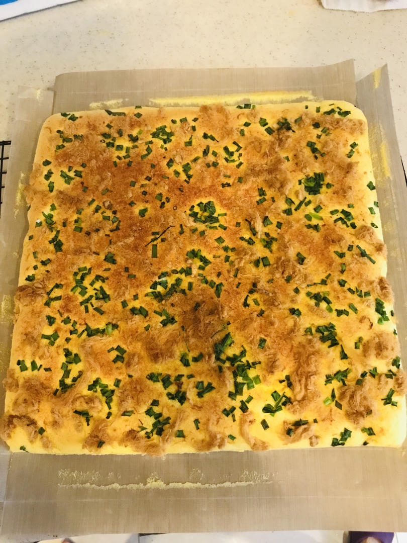 香葱肉松卷 蛋糕卷-无敌美味