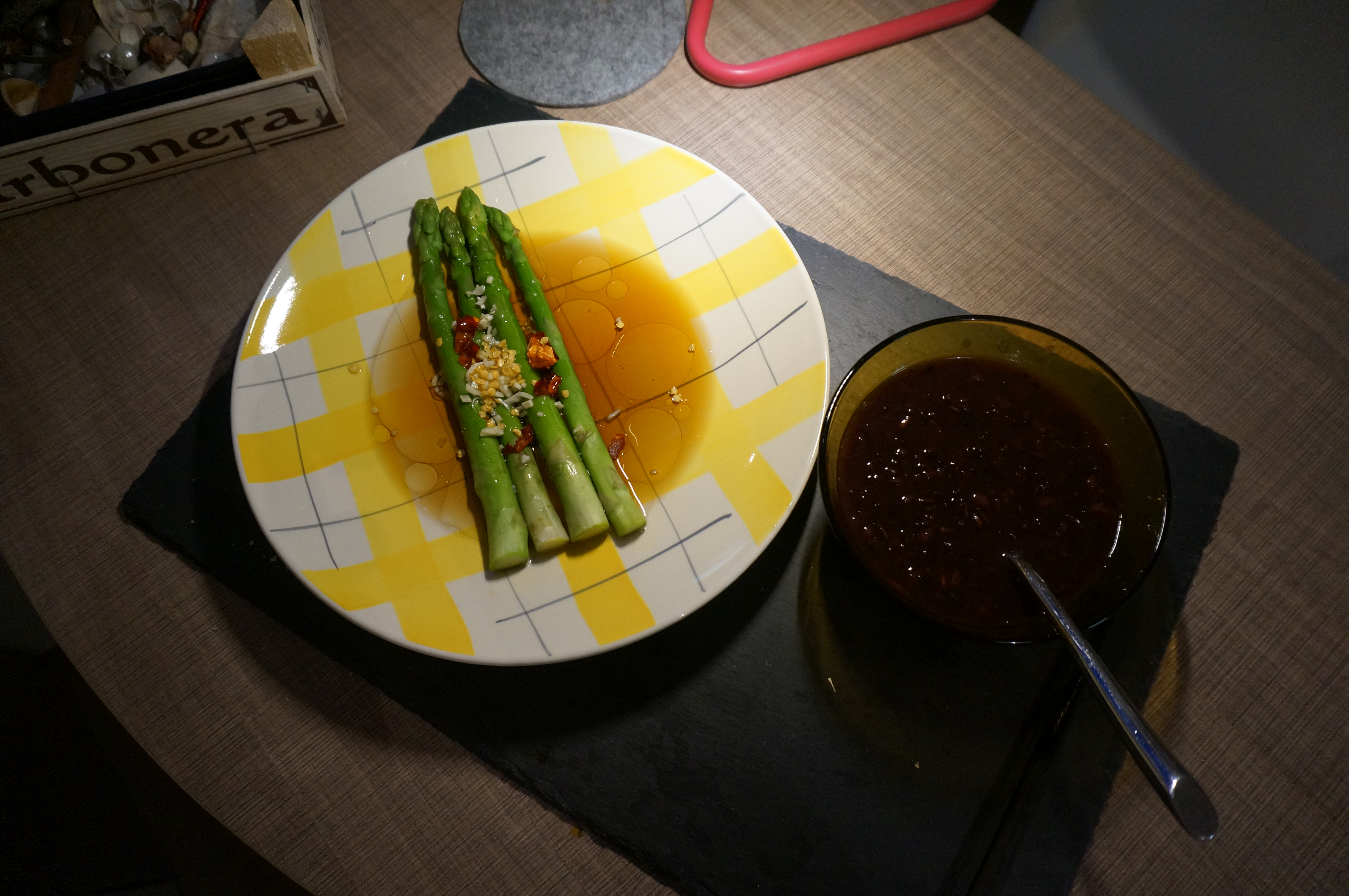 鲜味油淋芦笋