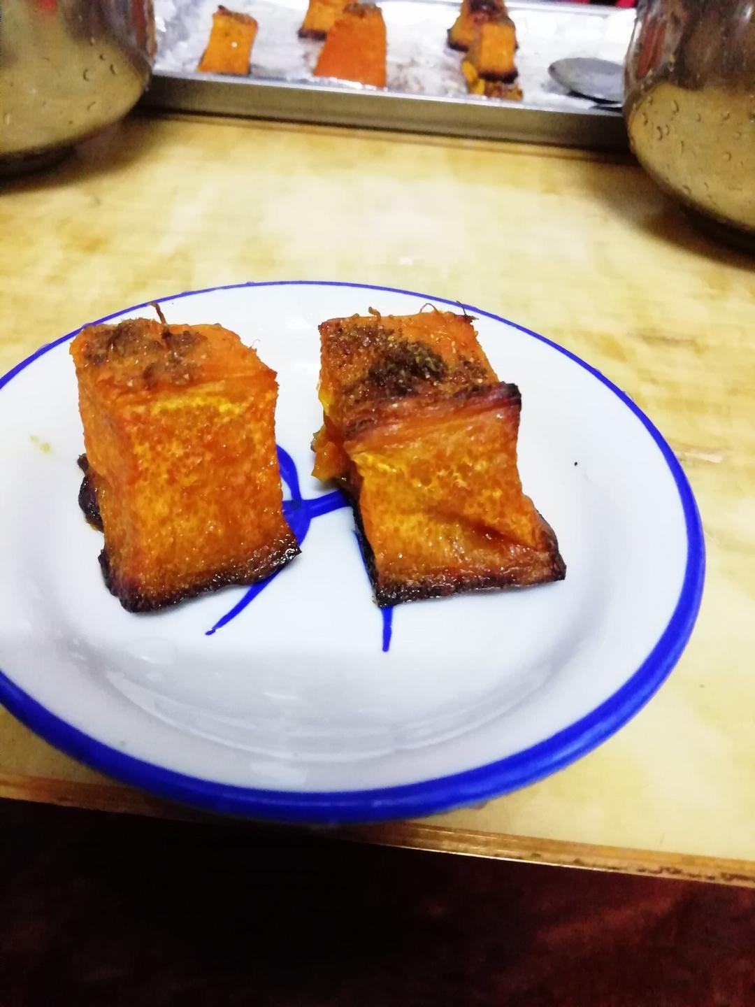 一辈子一定要吃一次烤南瓜！