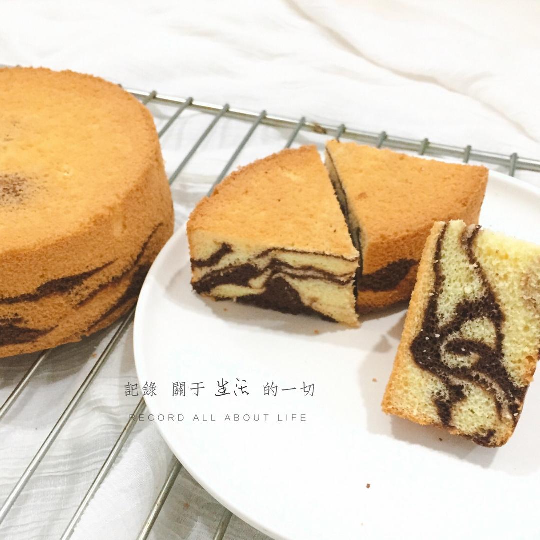 斑马纹戚风蛋糕